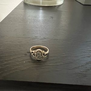 Silver pandora ring size 8